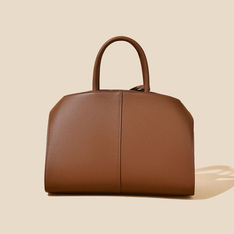 Luxe Lock Structured Handbag