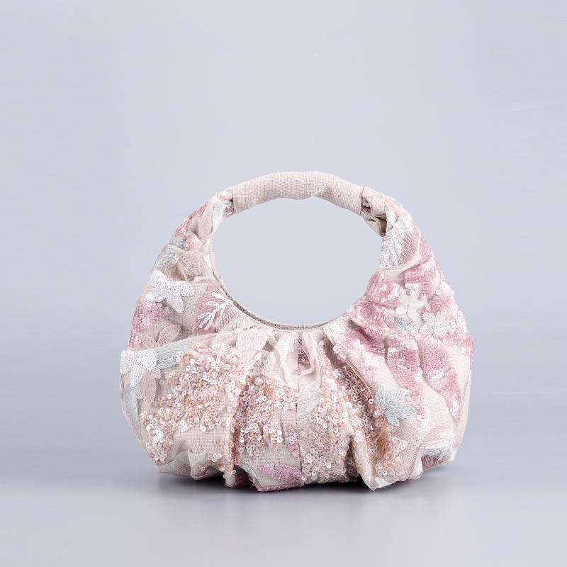 Veloria Embroidered Luxe Handbag