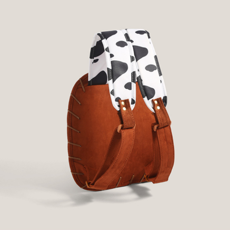 Retro Crescent Pocket Backpack