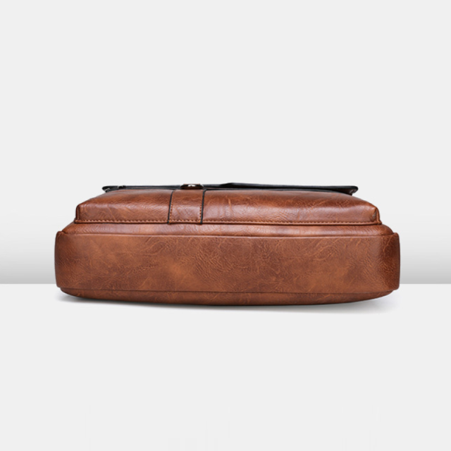 Retro Men's Faux Leather Laptop Briefcase