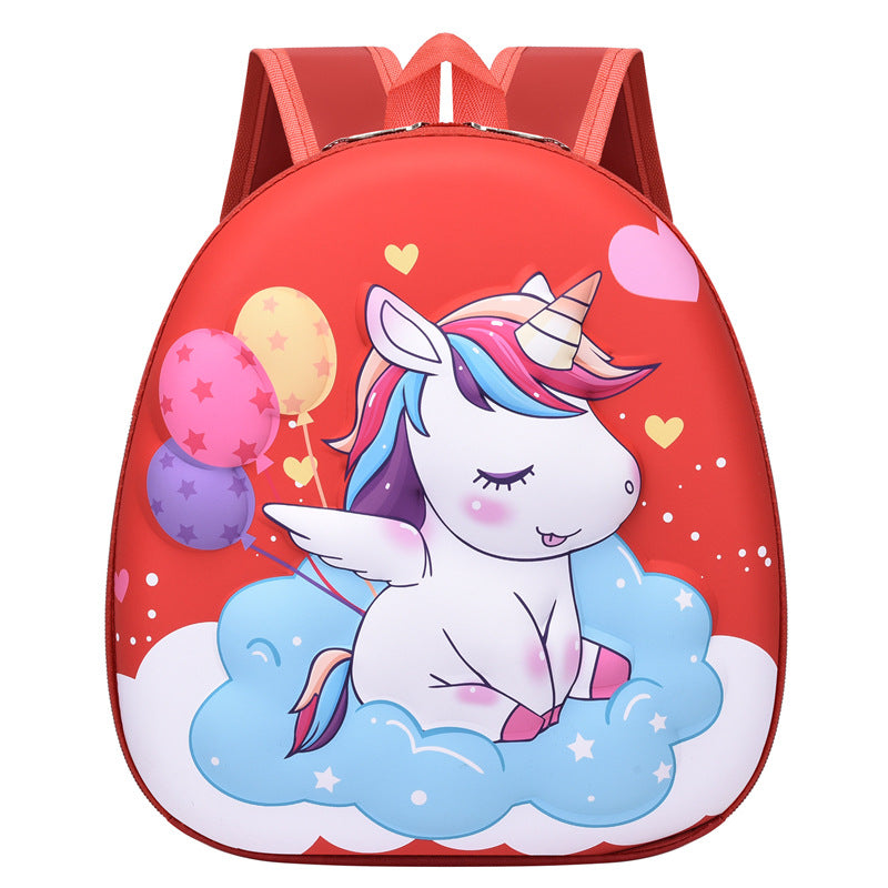 Cute 3D Eggshell Cartoon School Bag