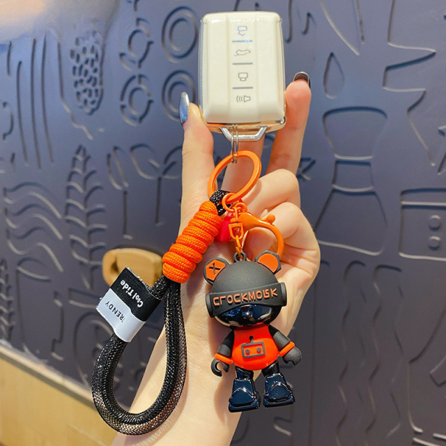 Cyber Bear Keychain
