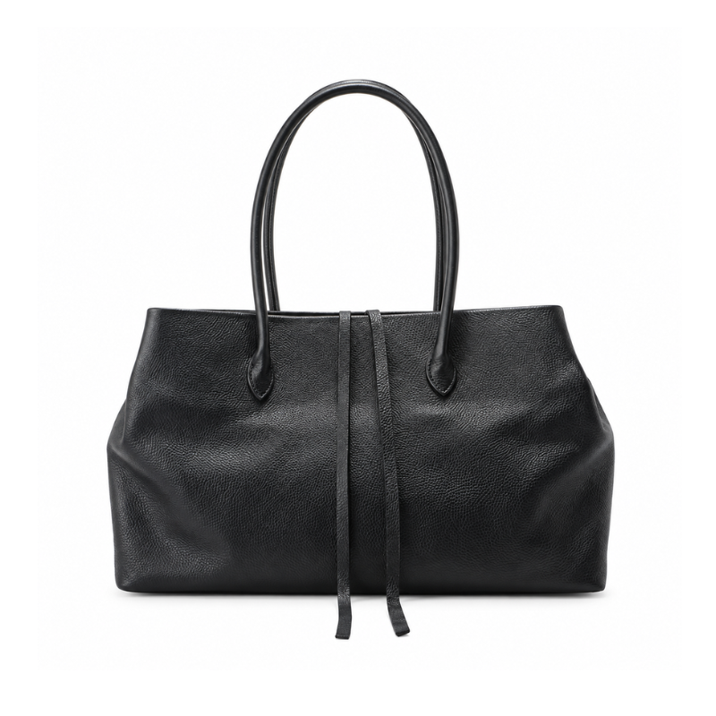Premium Cowhide Leather Tote Bag