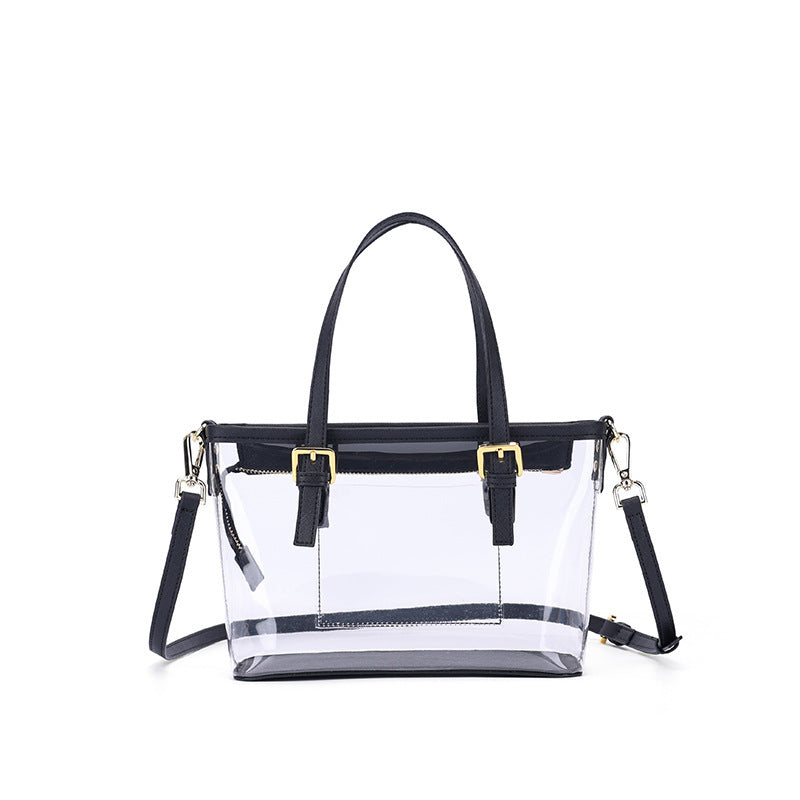 Women's Transparent PVC Jelly Shoulder Bag