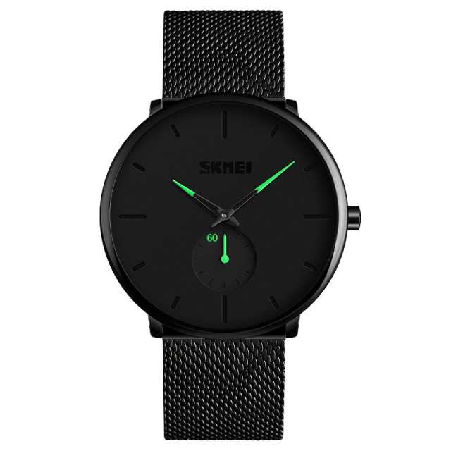 Classic Waterproof Stainless Steel Quartz Watch