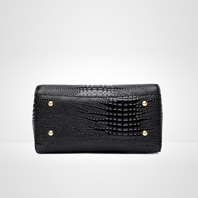 Crocodile Pattern Large Capacity Fashion Handbag