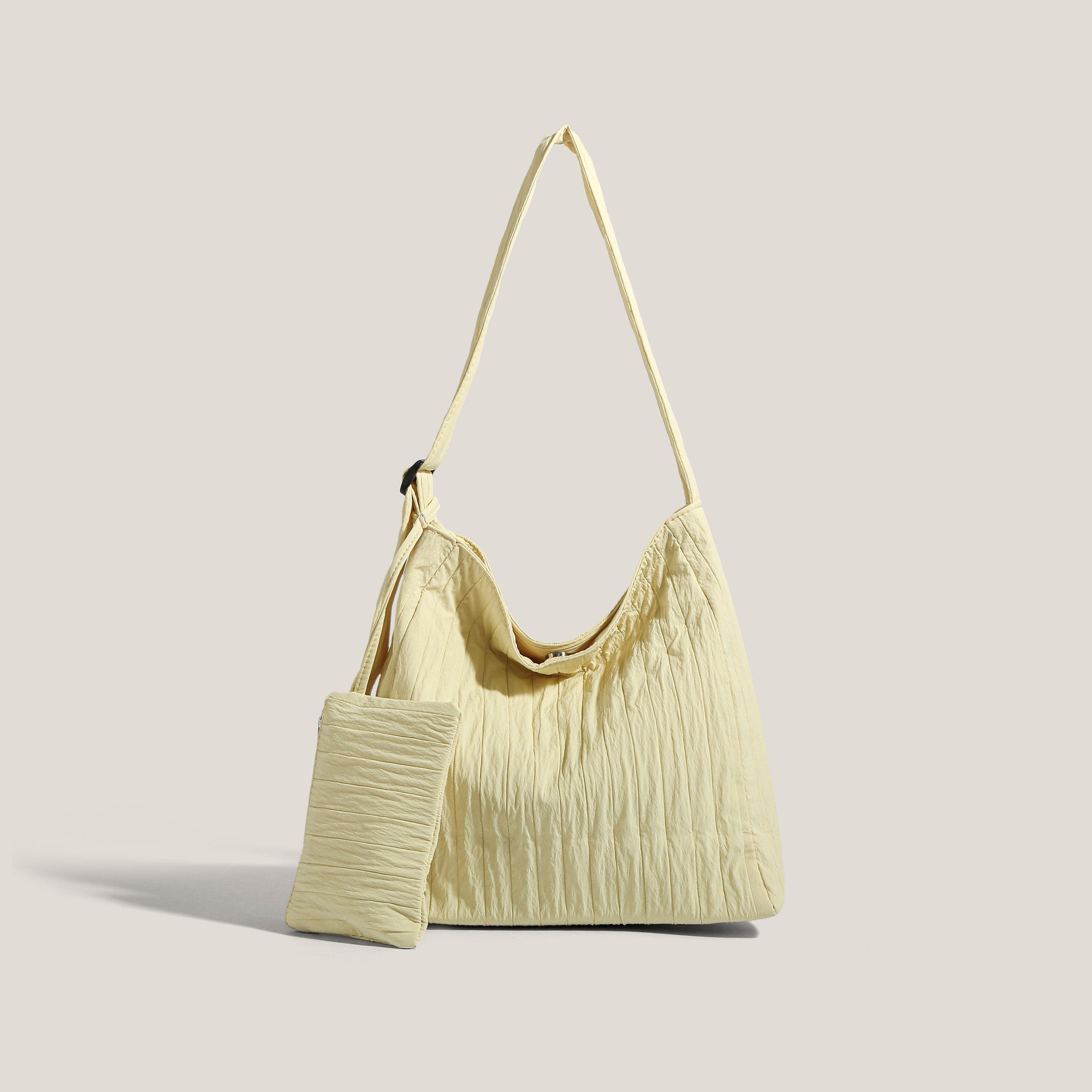 Soft Pleated Large Capacity Tote Bag