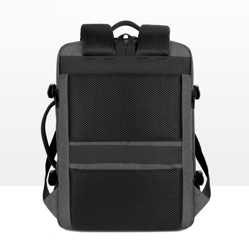 Expandable Polyester Backpack with Large Capacity