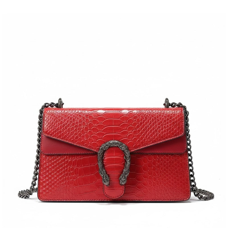 Premium Snake Embossed Crossbody Bag