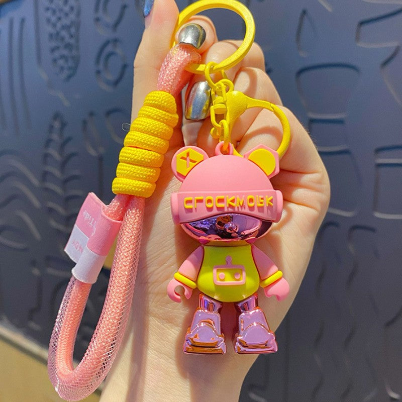 Cyber Bear Keychain