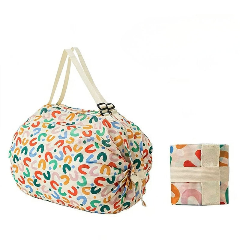 Women's Versatile Camo Print Pleated Foldable Shoulder Bag