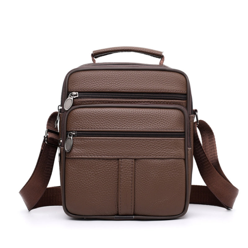 Multi zip sections Men Crossbody Bag