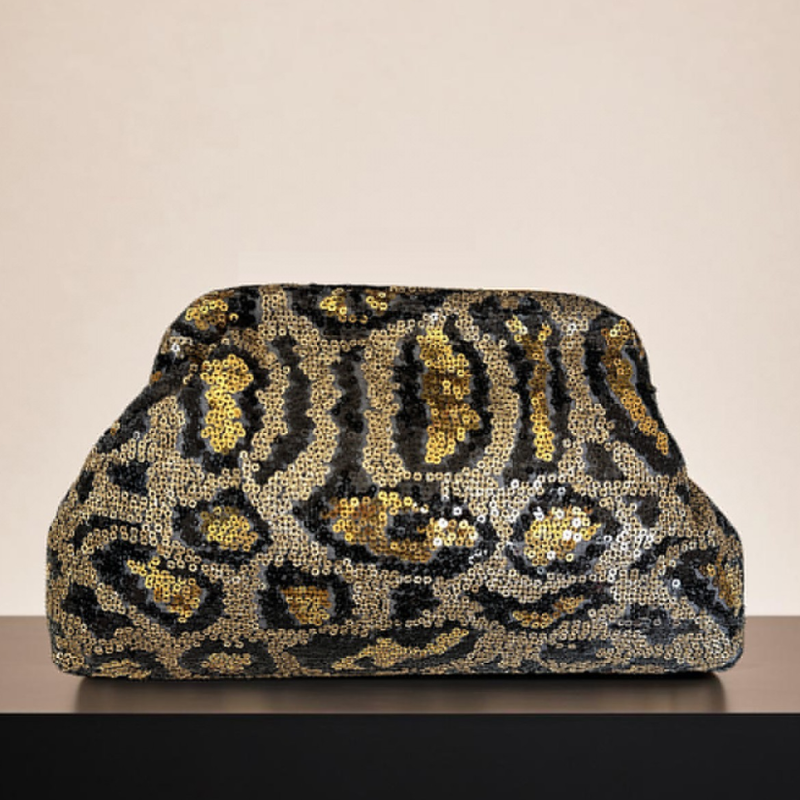 Serpentine Shimmer Women’s Evening Clutch Bag
