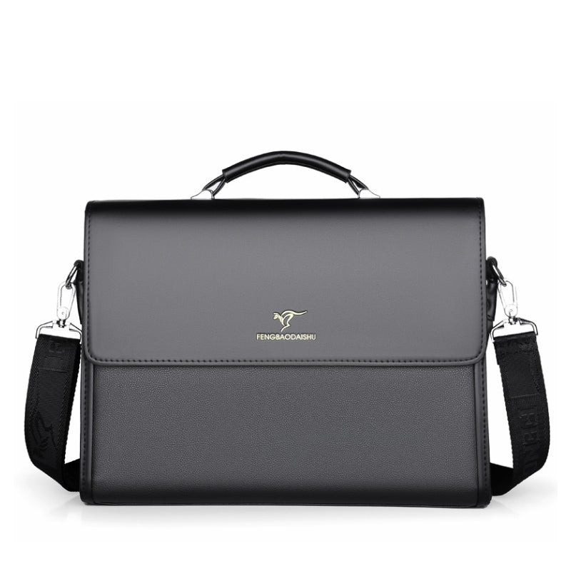 Luxury Executive Leather Look Briefcase Laptop Bag