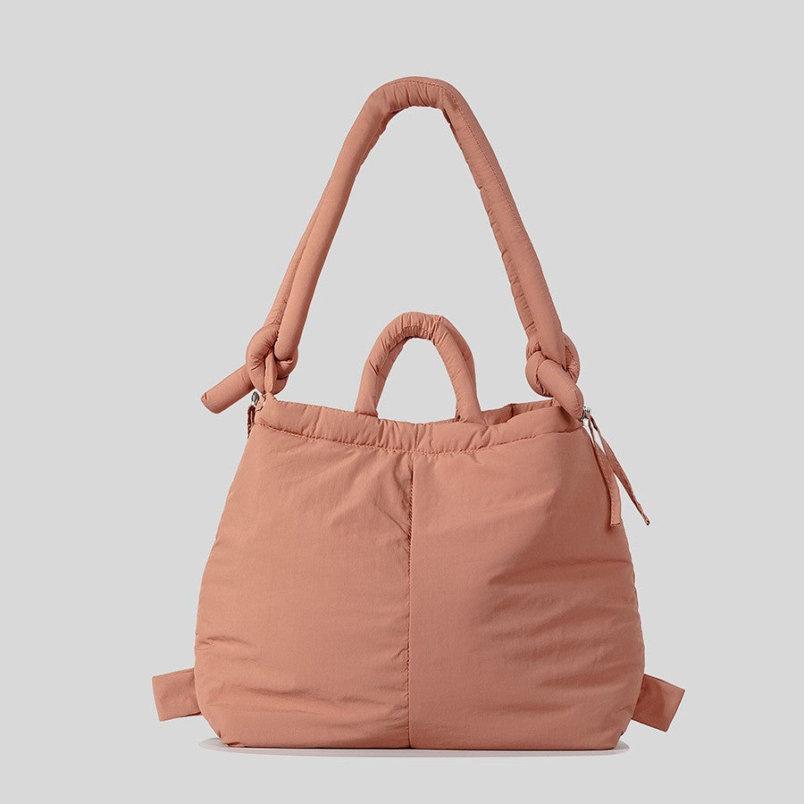 Lightweight Nylon Drawstring Shoulder Bag