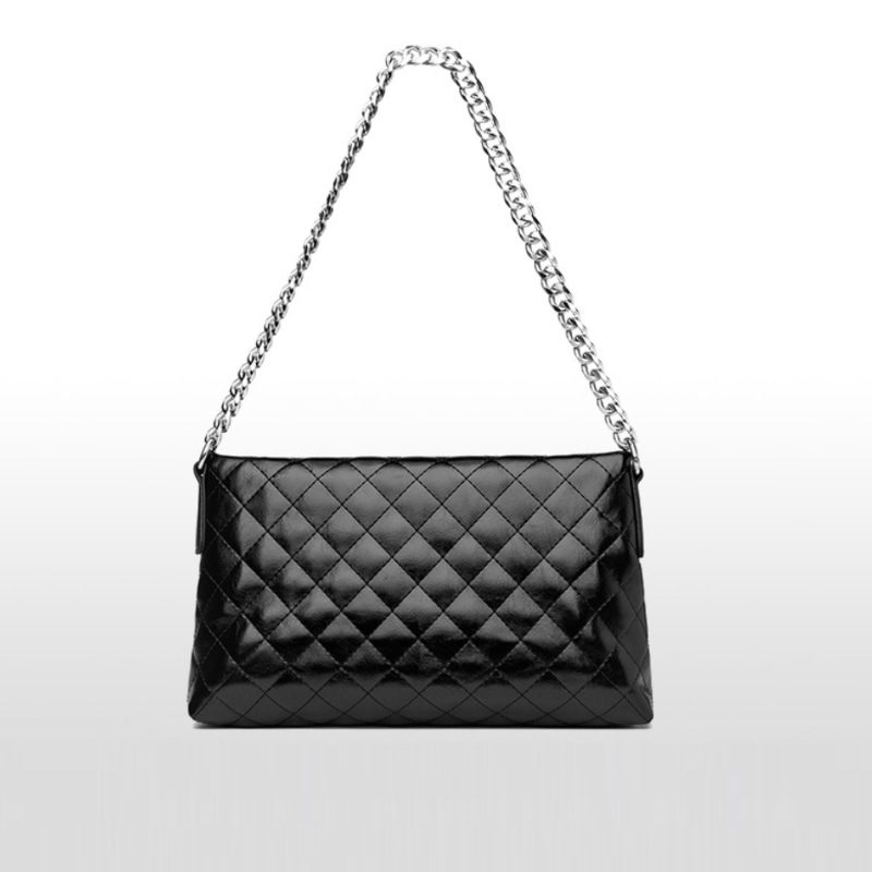 Flex Fold Genuine Leather Shoulder Bag