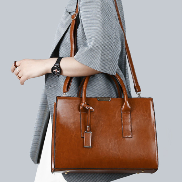 Elegant Dual Compartment Mother And Child Handbag