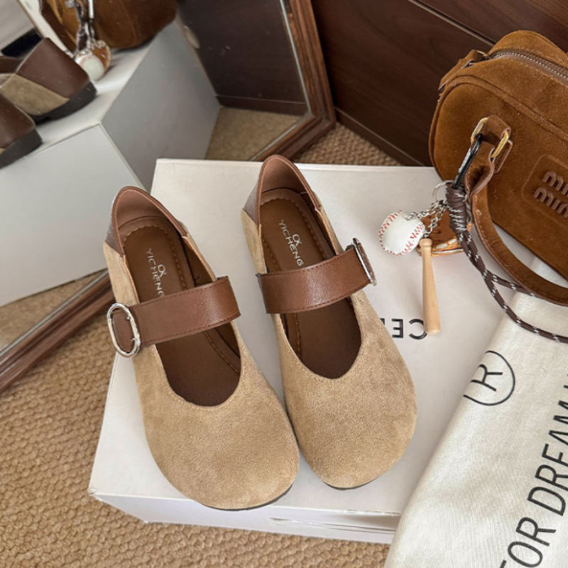 Vintage Buckle Strap Women’s Pumps