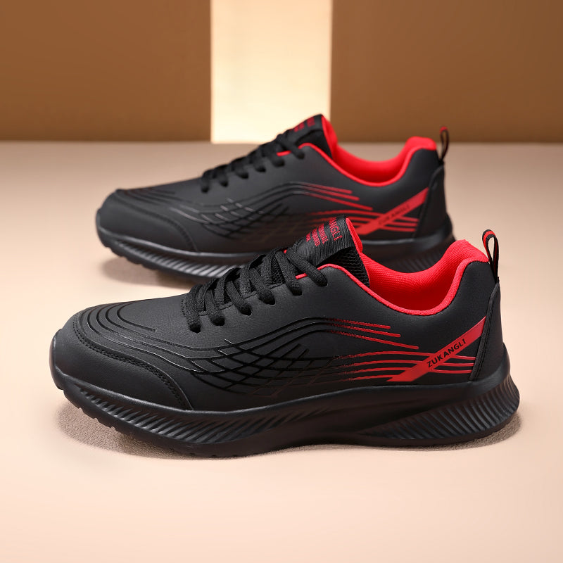 Men’s Winter Guard Leather Athletic Runner Shoes