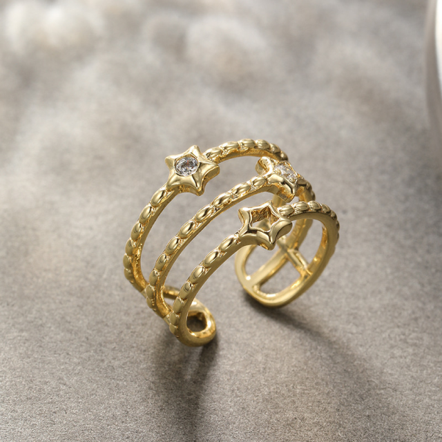 Nova Edge Alloy Plated Ring