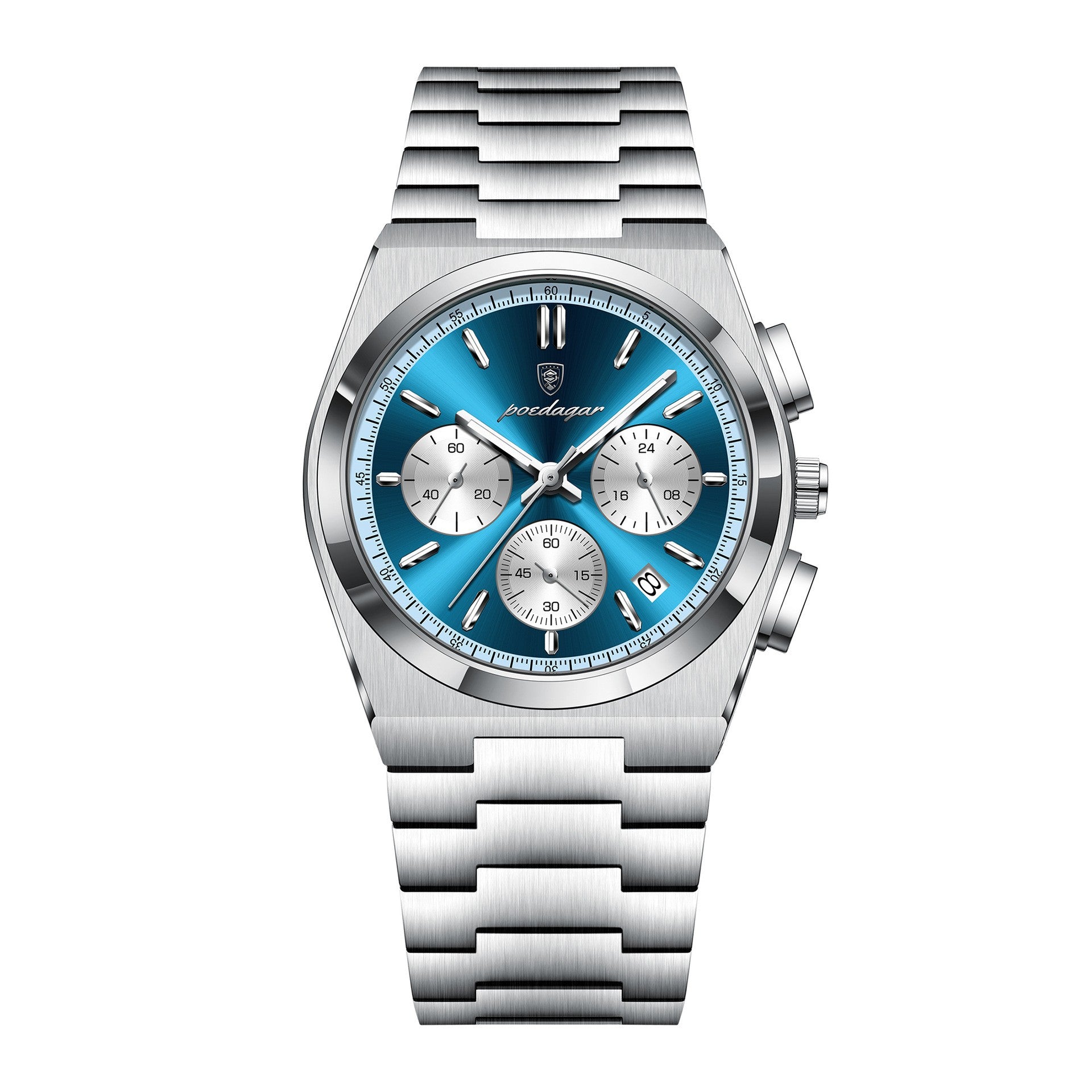 Multifunctional Waterproof Luminous Quartz Watch For Men