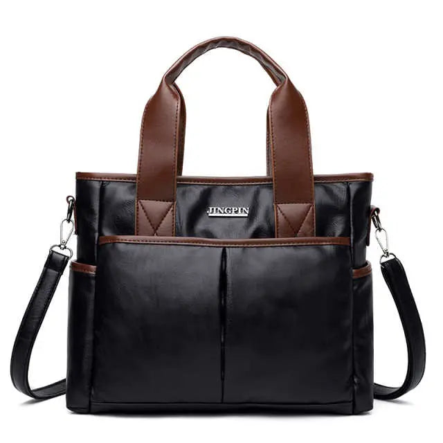 Retro Soft PU Leather Mother Shoulder Messenger Bag