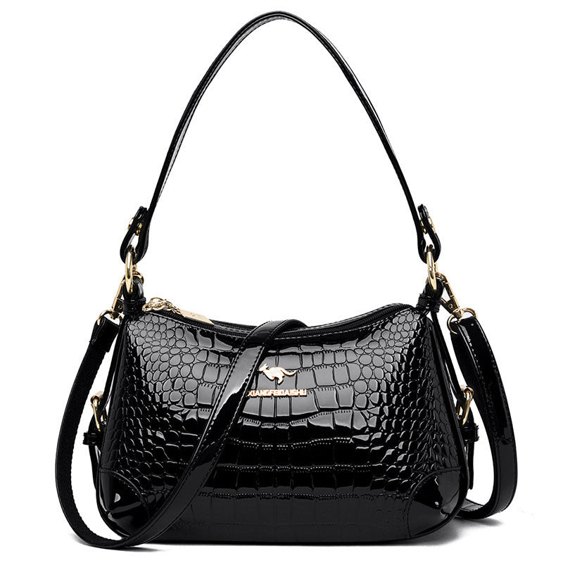 Fashionable  Patent Leather Shoulder Bag for Women