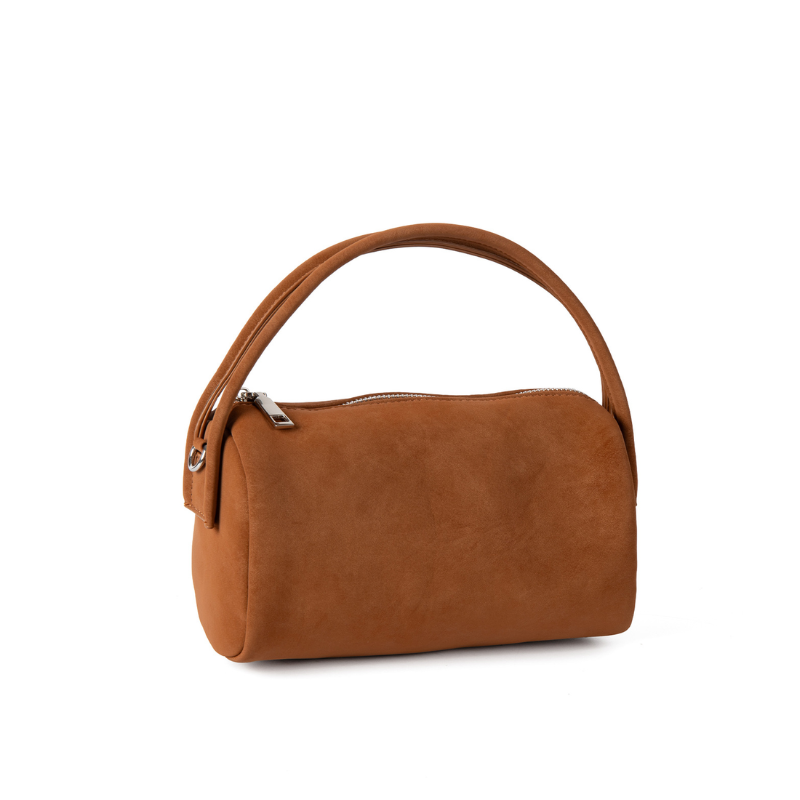 Suede Pillow Handbag