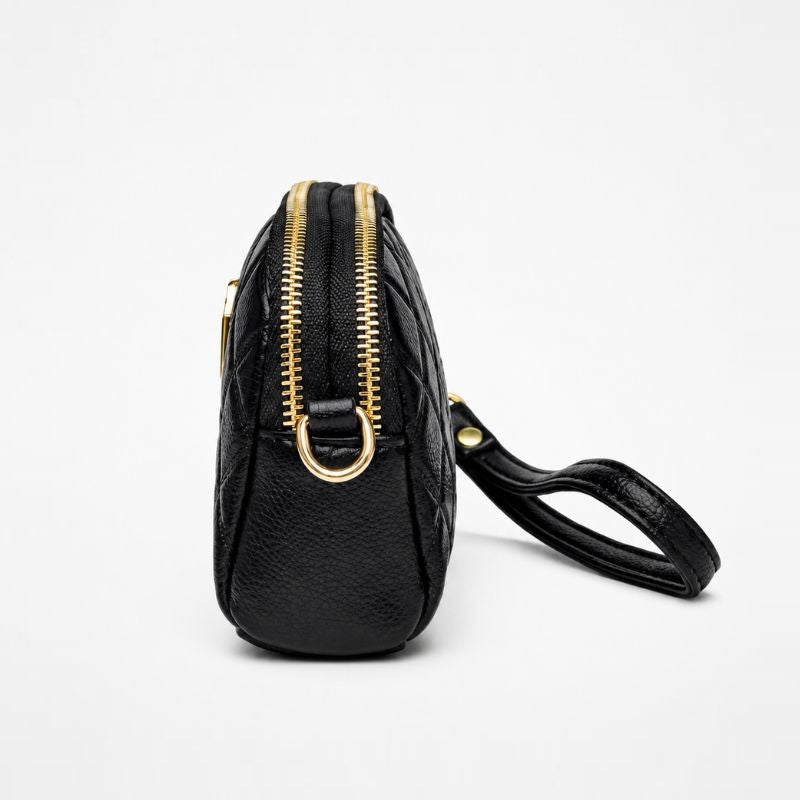Signature Quilted Designer Crossbody Bag