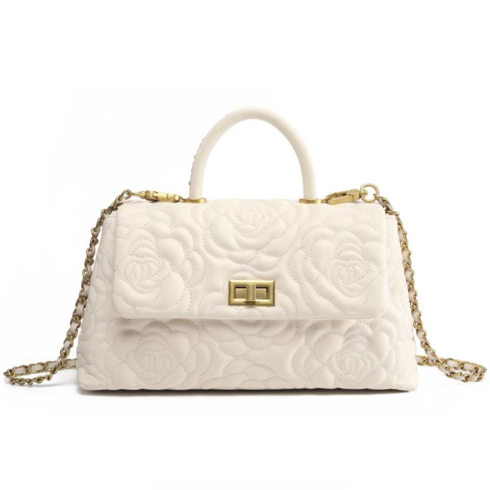 Camellia Elegance Classic Handbag