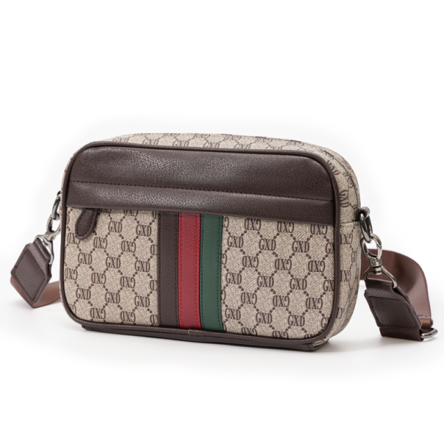 Trendy PU Leather Messenger Crossbody Bag