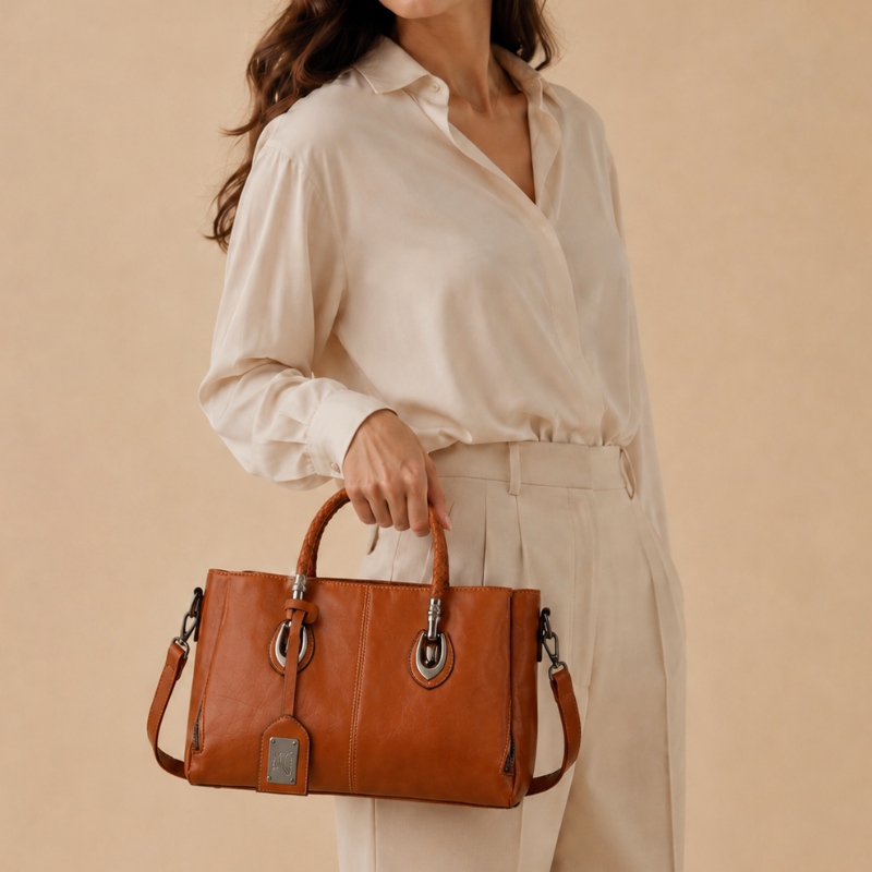 Marlowe Contrast-Trim Women’s Handbag