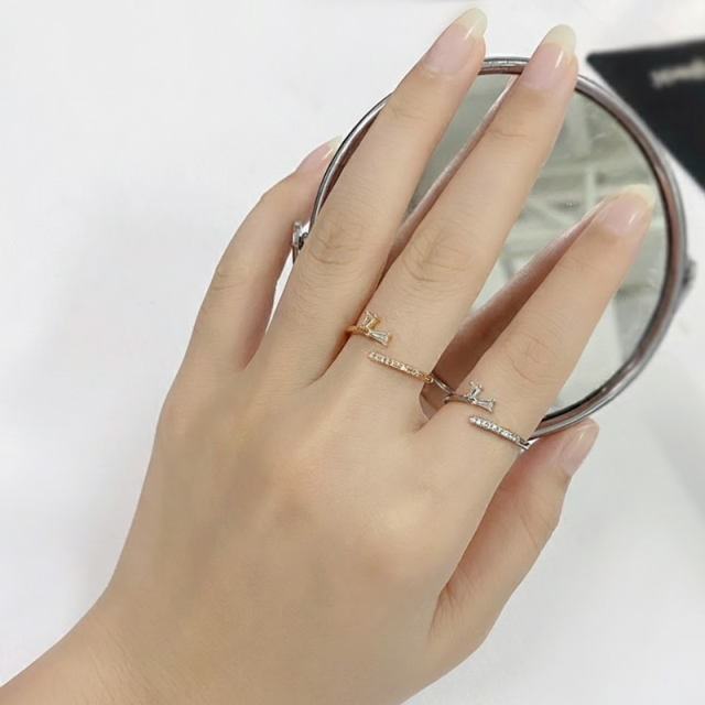 Minimalist Open Design Fashion Ring