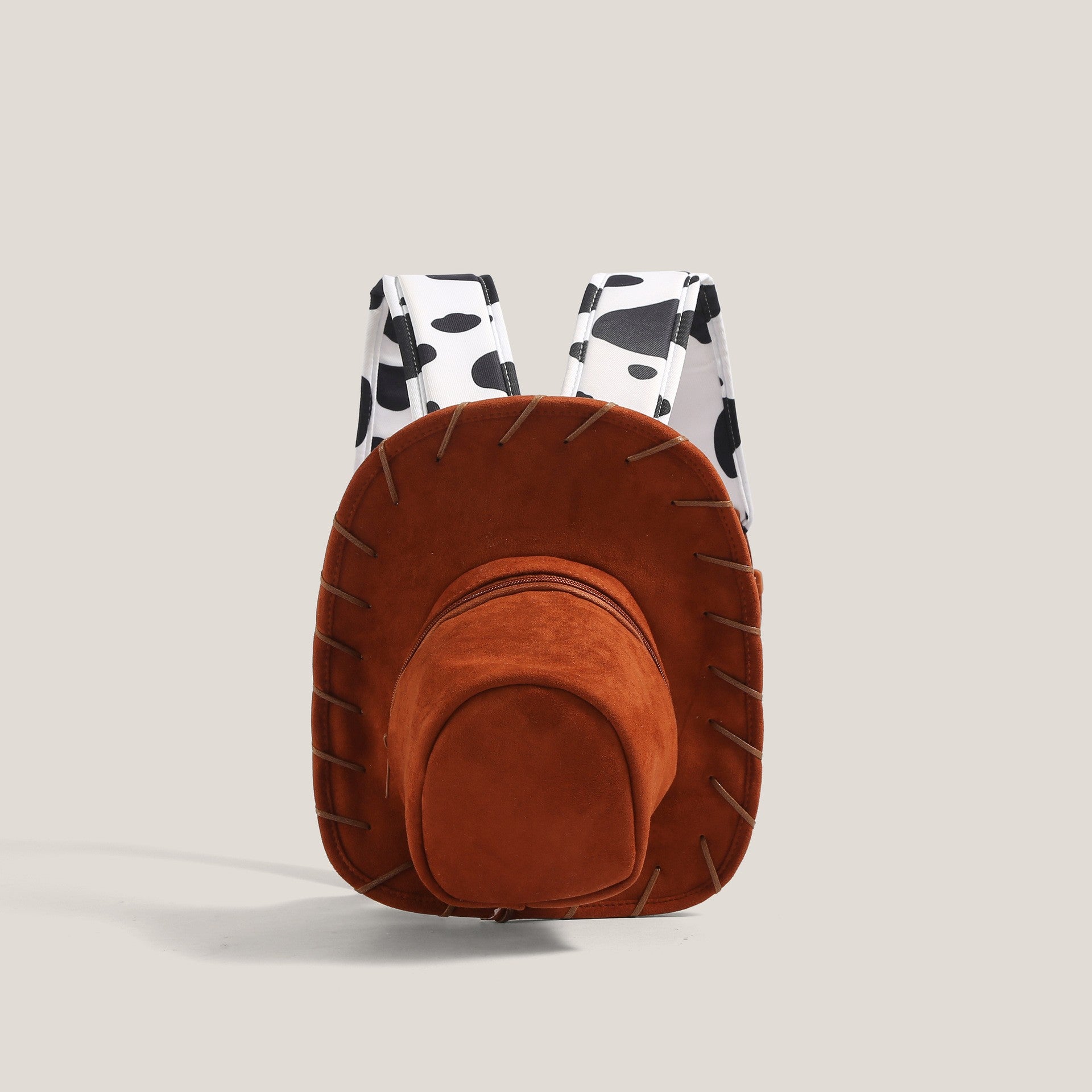 Retro Crescent Pocket Backpack