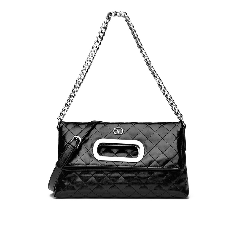 Flex Fold Genuine Leather Shoulder Bag