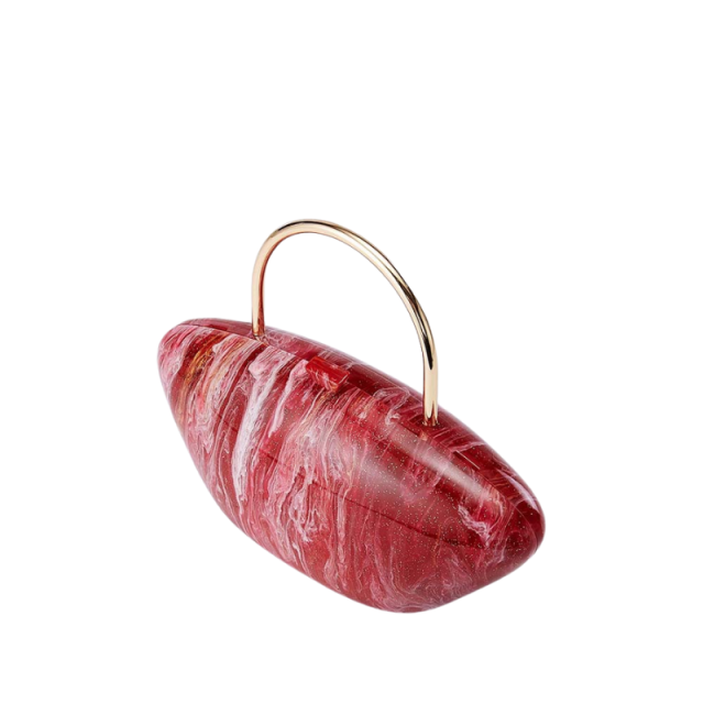 Crimson Nebula Clutch Bag