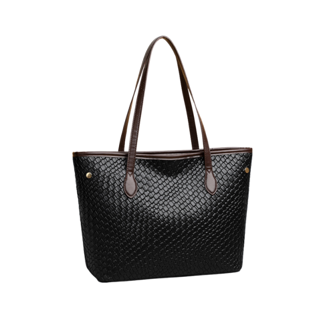 Minimalist Cognac Tote Bag