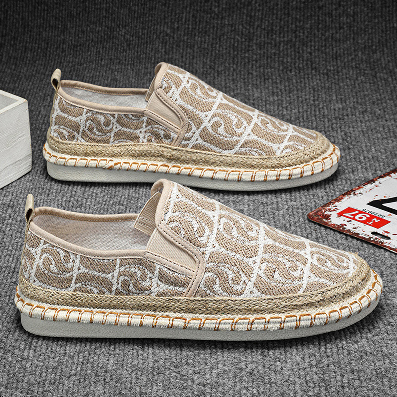 Men's Espadrille Monogram Slip-On Loafers