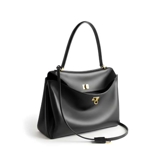 New Women's High End Leather Look Premium Handbag