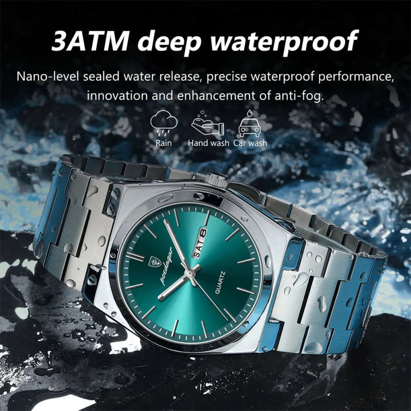 Classic Waterproof Luminous Quartz Watch