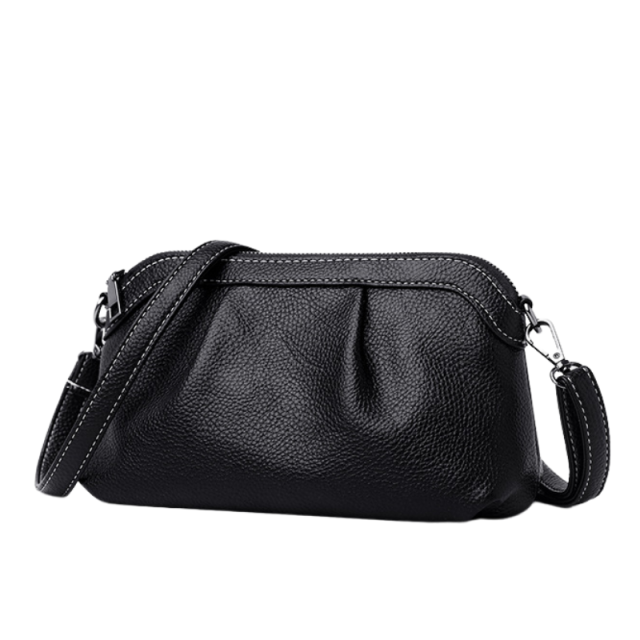 Soft Pebble Leather Mini Shoulder Bag