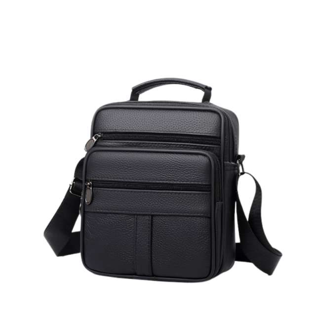 Multi zip sections Men Crossbody Bag