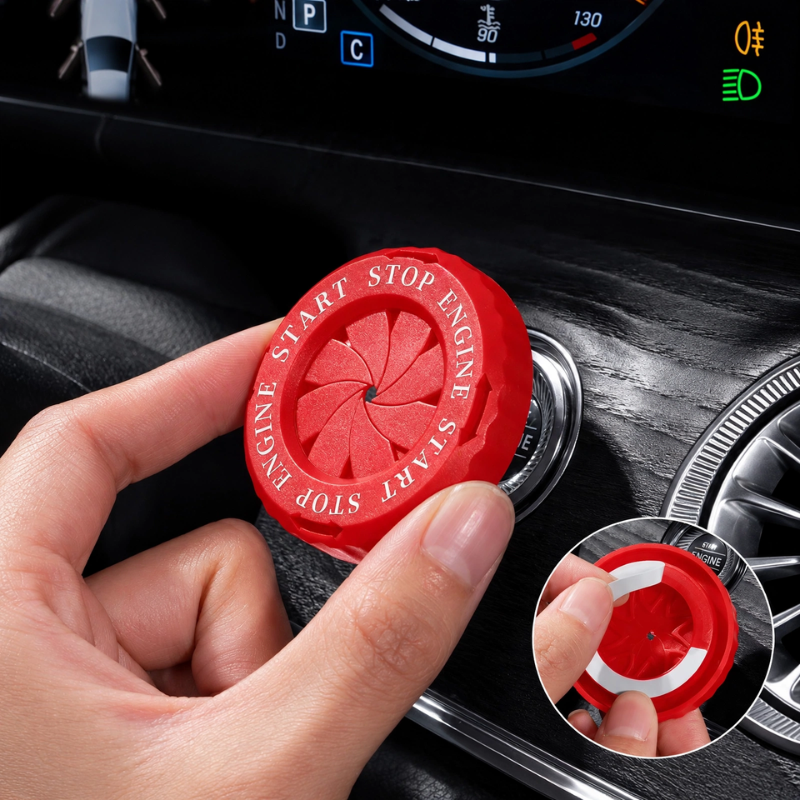Car And Bike Spider Start Button Cover