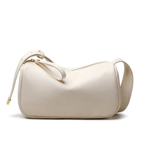 Retro Soft Leather Boston Crossbody Bag