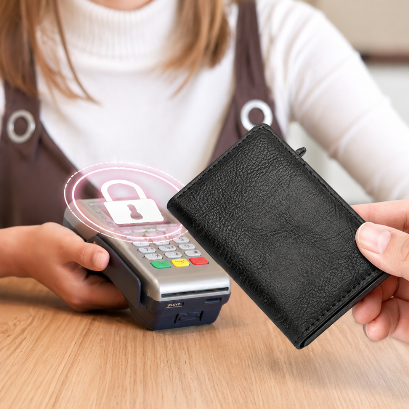 RFID Pop-Up Card Holder Wallet