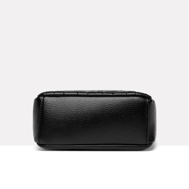 Stone Pattern Multi-Layer Crossbody Bag