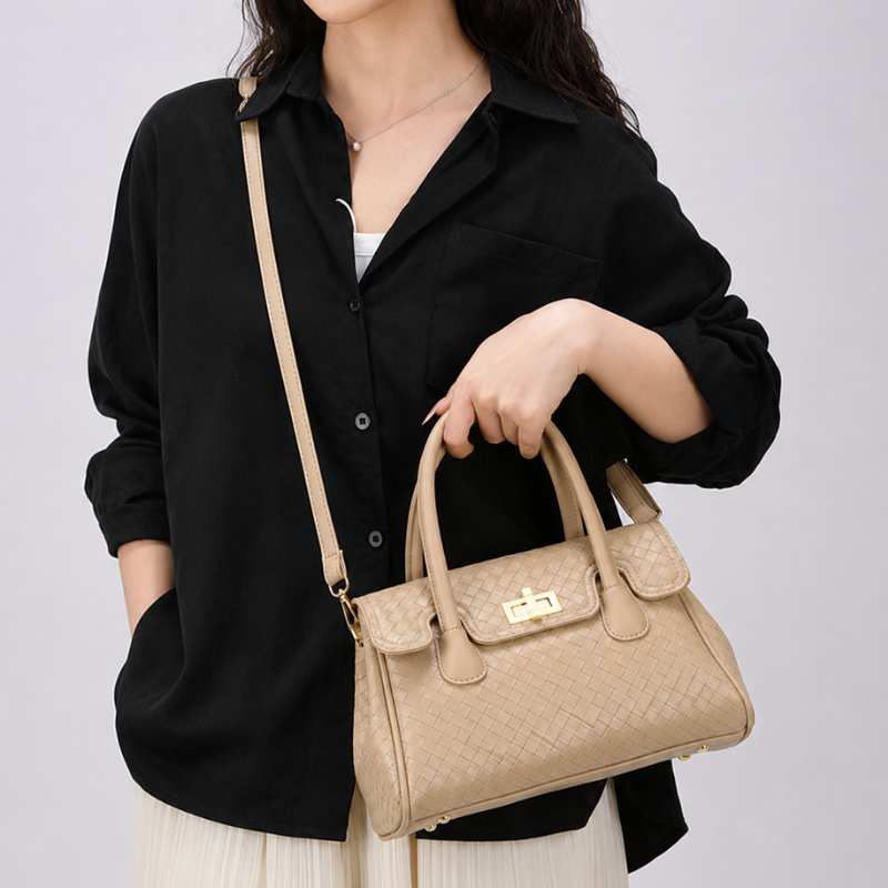 Timeless Weave Elegance Handbag