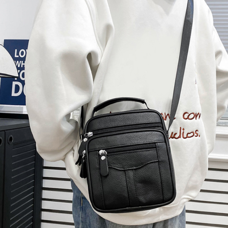 Urban Leather Crossbody Bag