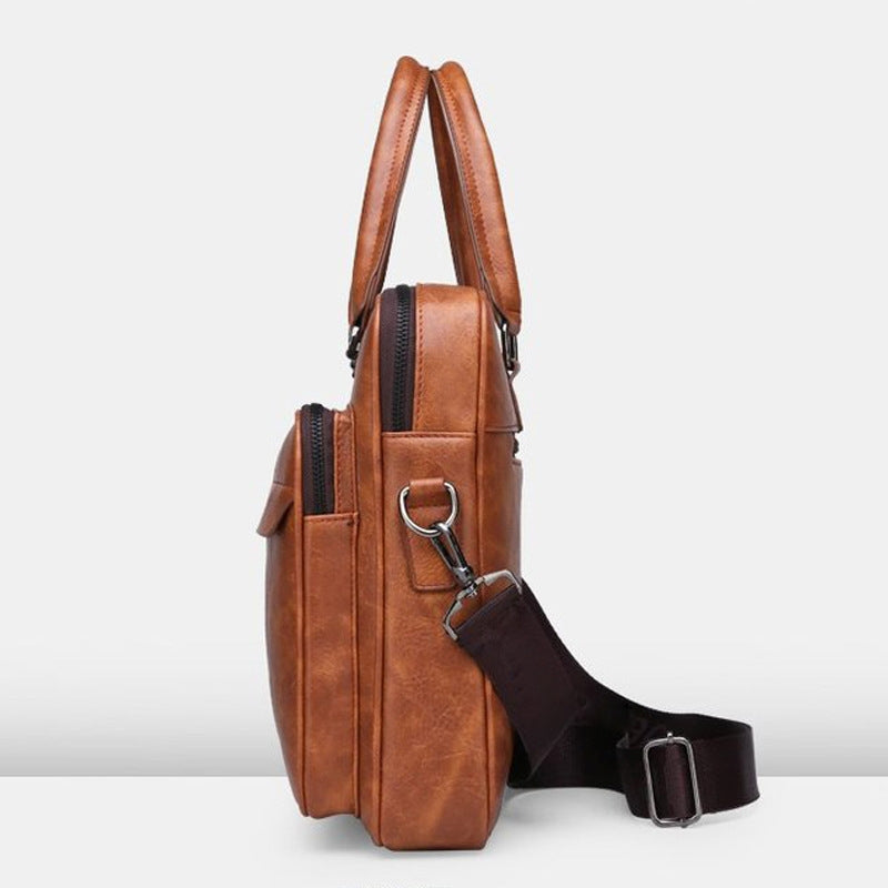 Professional Executive Vegan Leather Laptop Bag