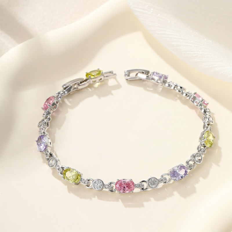 Elegant Gemstone Zircon Bracelet
